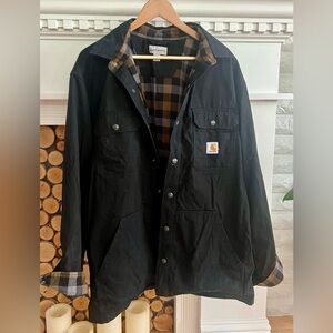 Men’s Carharrt button up jacket shirt, size L